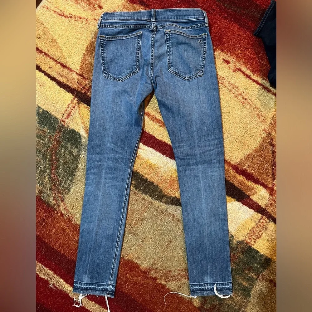 Size 25 Rag & Bone Dre Low Rise Boyfriend Coopers - Picture 5 of 10